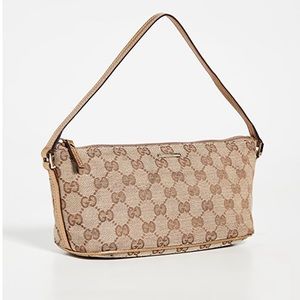 ❌SOLD❌ Gucci GG Monogram Boat Pochette Mini Bag